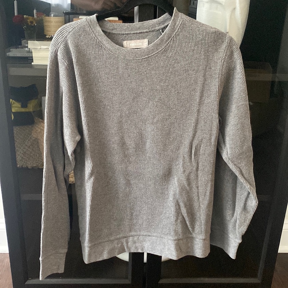 Everlane Waffle Long Sleeve Crew Tee